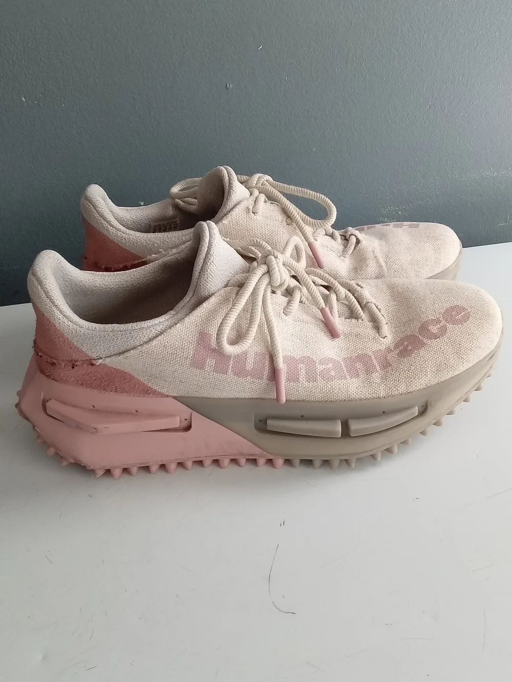 Adidas Pharrell Williams Humanrace NMD S1 RYAT Pink Tan Sneakers HP2642